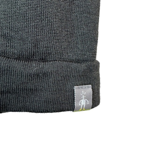 Smartwool dark green 100% Merino Wool 1/4 zip pullover sweater mens L - Picture 3 of 8